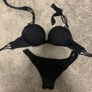 Black Victoria secret bikini